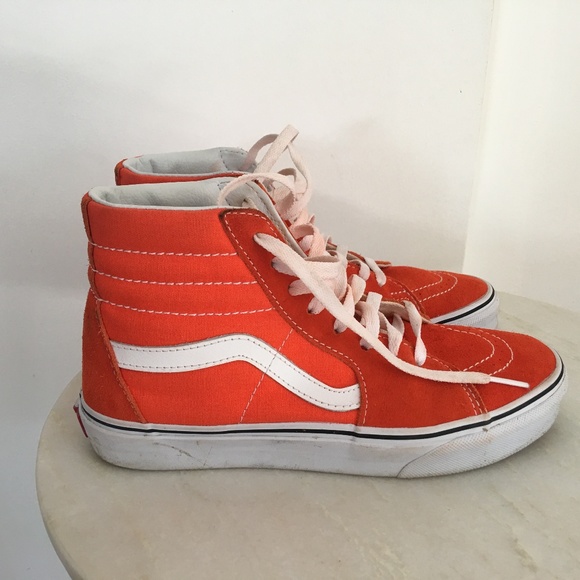 orange vans high tops
